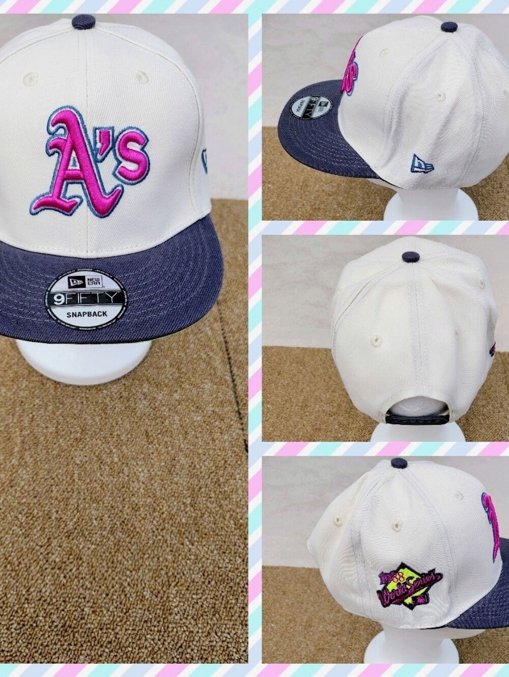 OAKLAND ATHLETICS MLB BASEBALL SNAPBACK HAT.